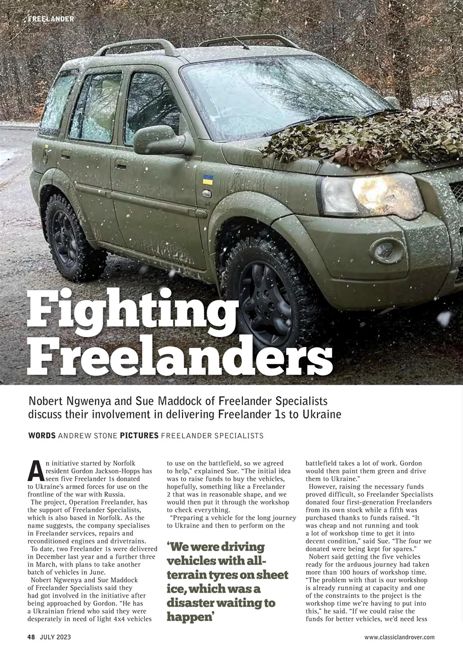 Classic Land Rover Magazine Preview Pages