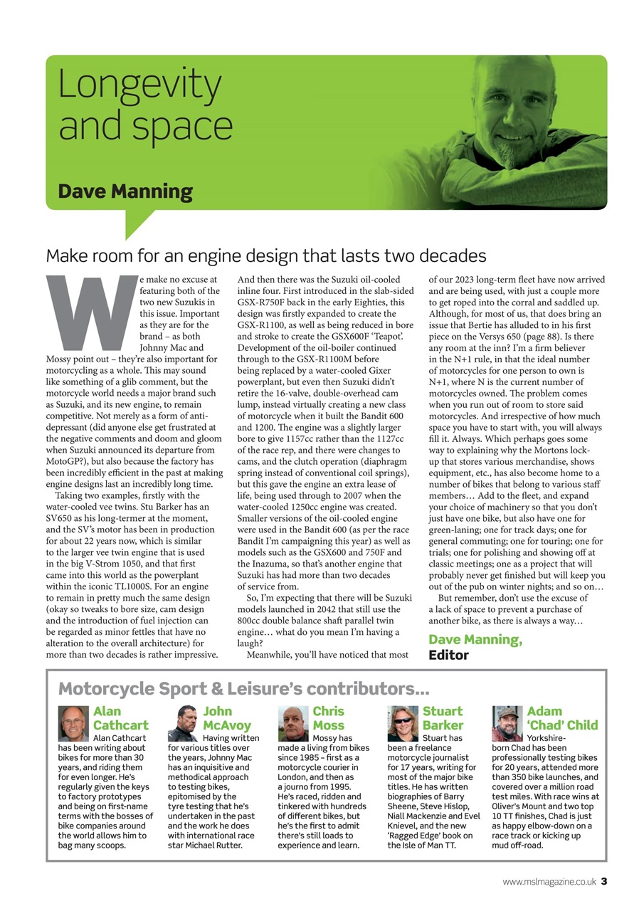 Motorcycle Sport & Leisure Preview Pages