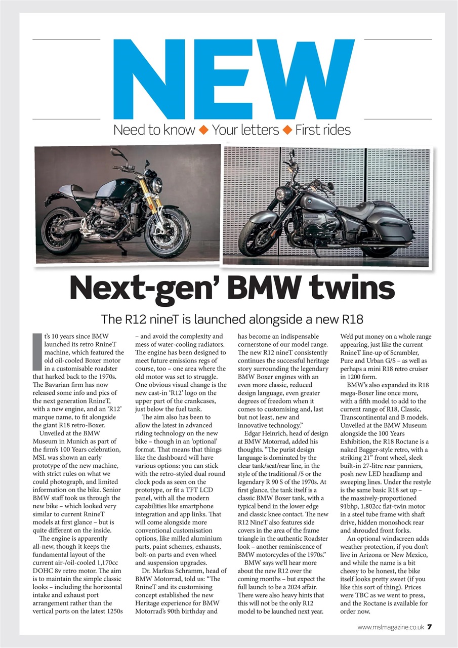 Motorcycle Sport & Leisure Preview Pages