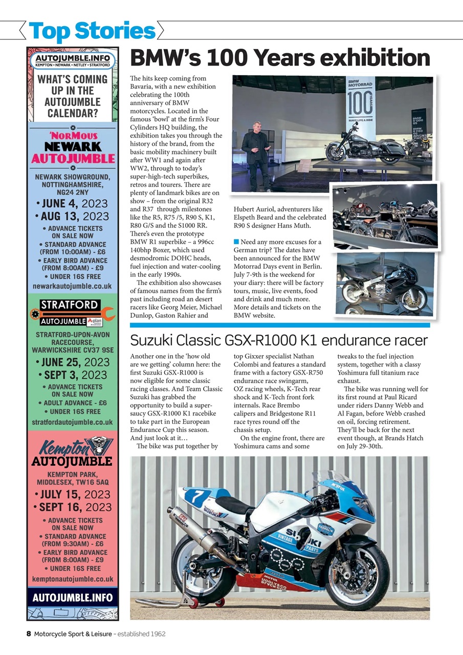 Motorcycle Sport & Leisure Preview Pages