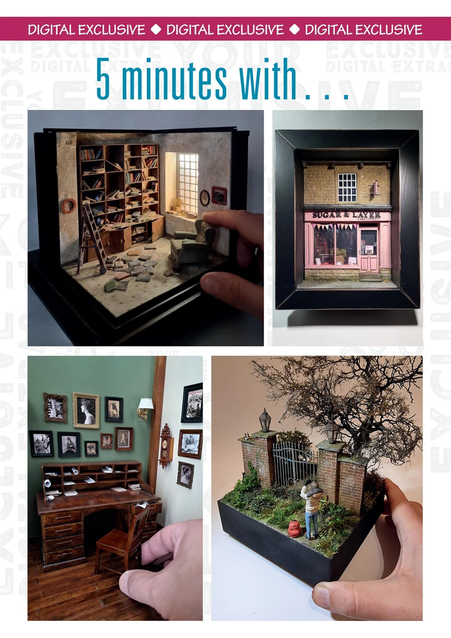 Dolls House and Miniature Scene Preview Pages