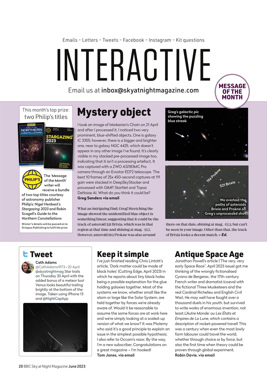 BBC Sky at Night Magazine Preview Pages