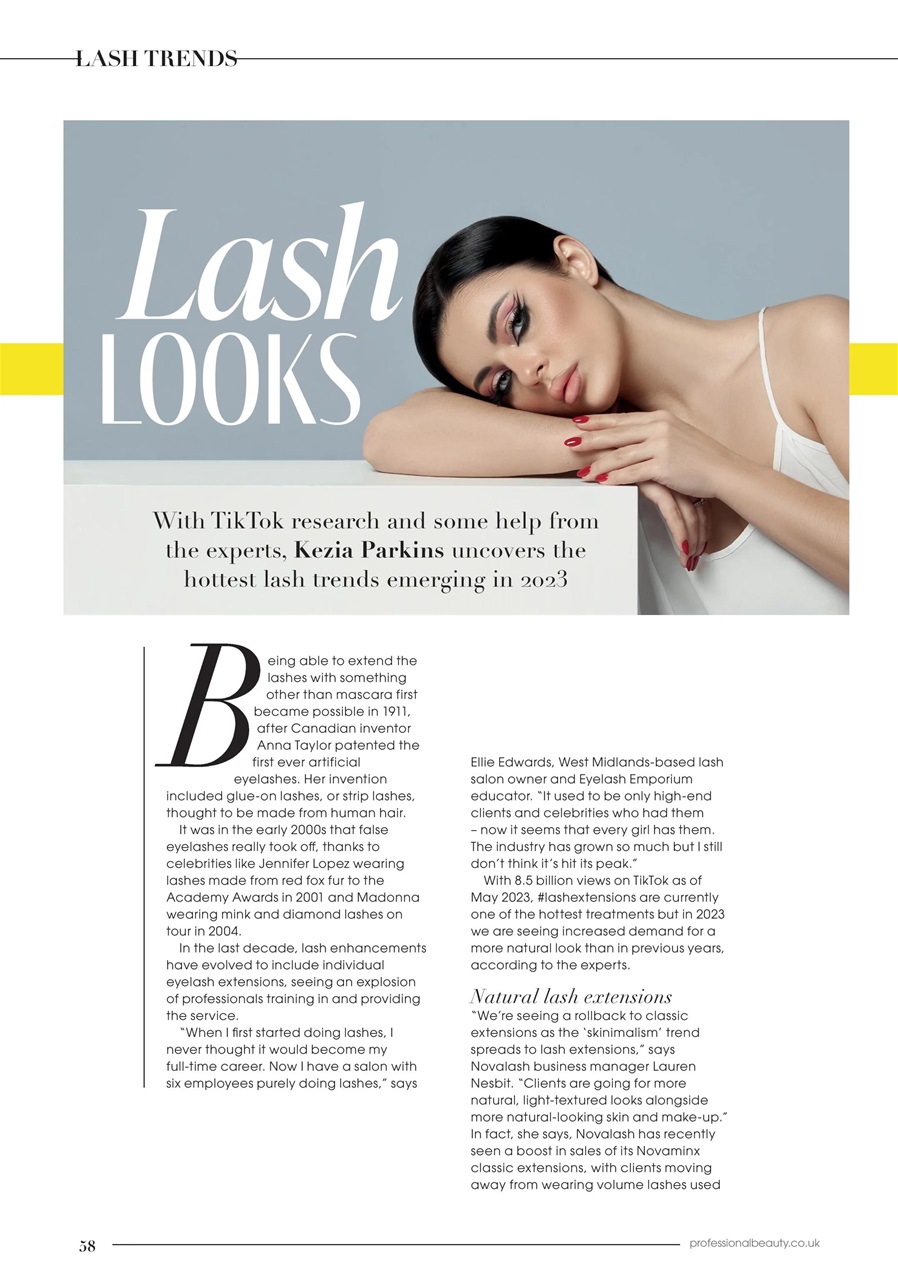 Professional Beauty Preview Pages