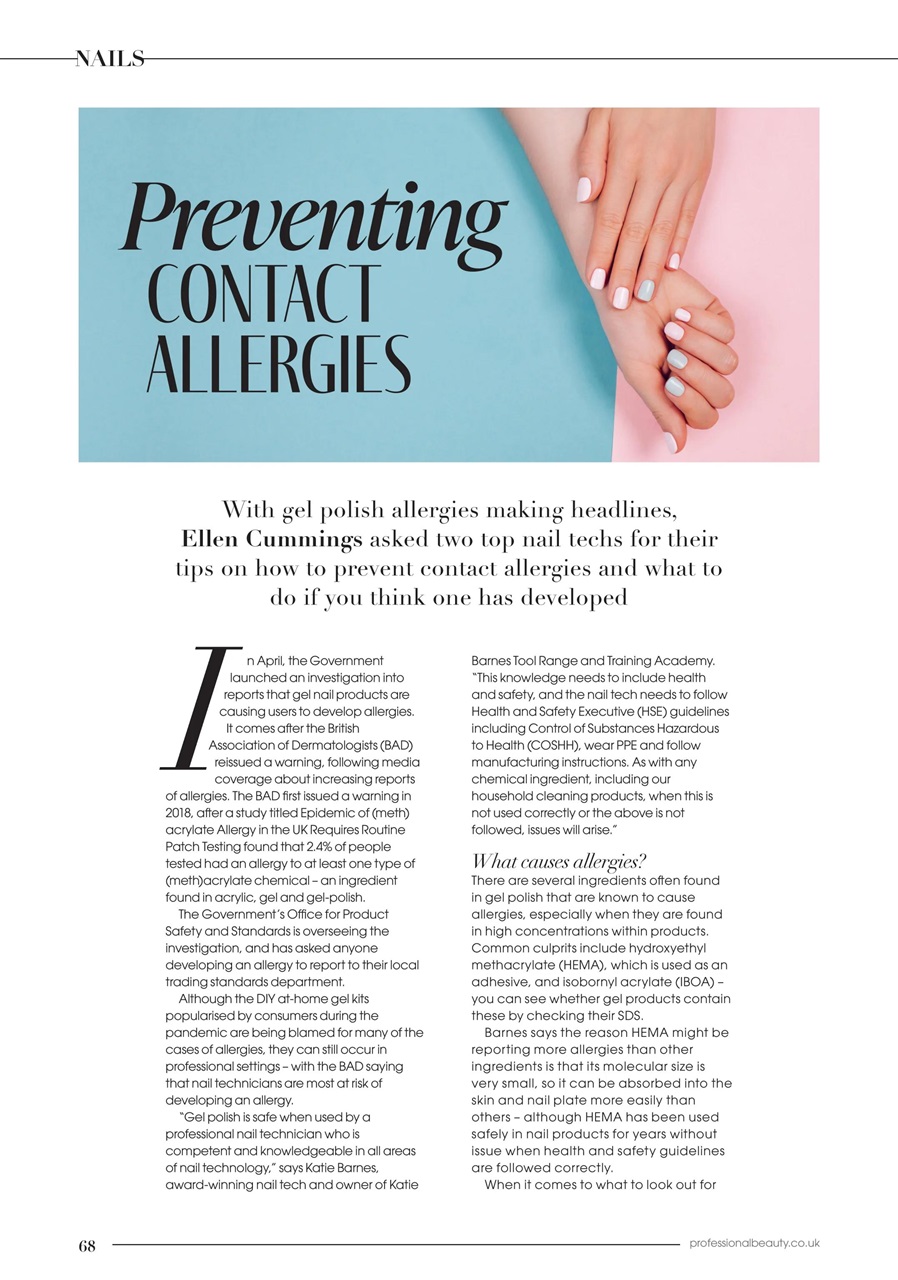 Professional Beauty Preview Pages