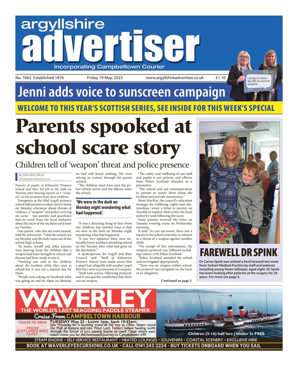 Argyllshire Advertiser Preview Pages