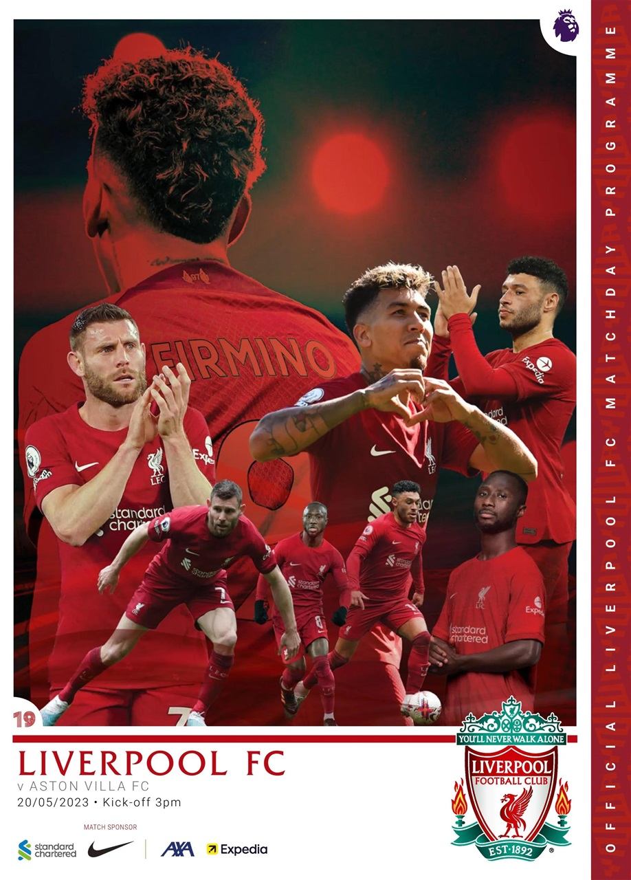 Liverpool FC Programmes Preview Pages