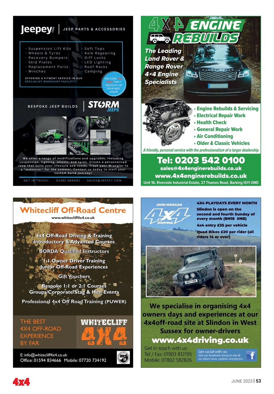 Overlander 4X4 Preview Pages