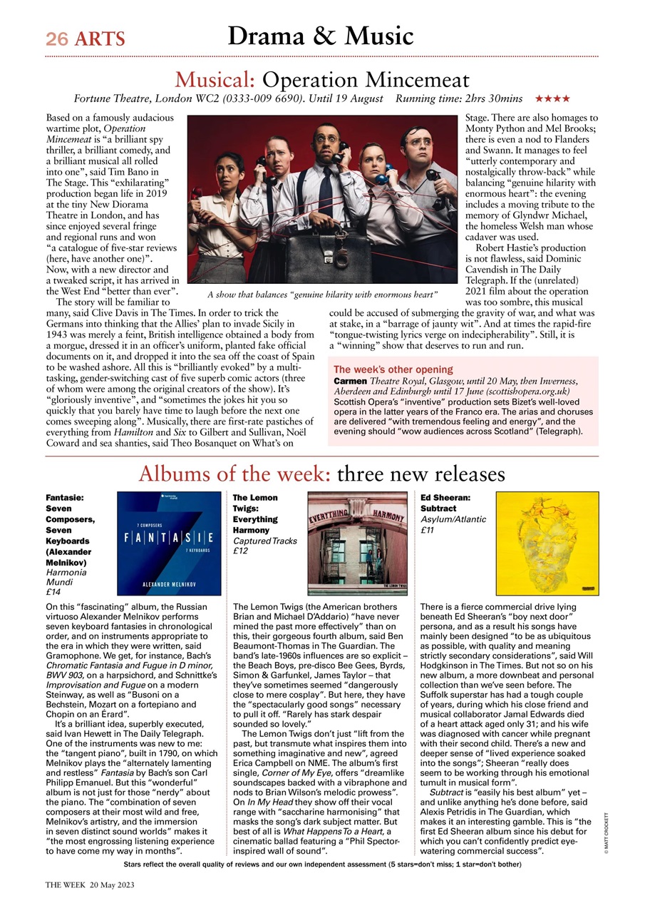 The Week Preview Pages