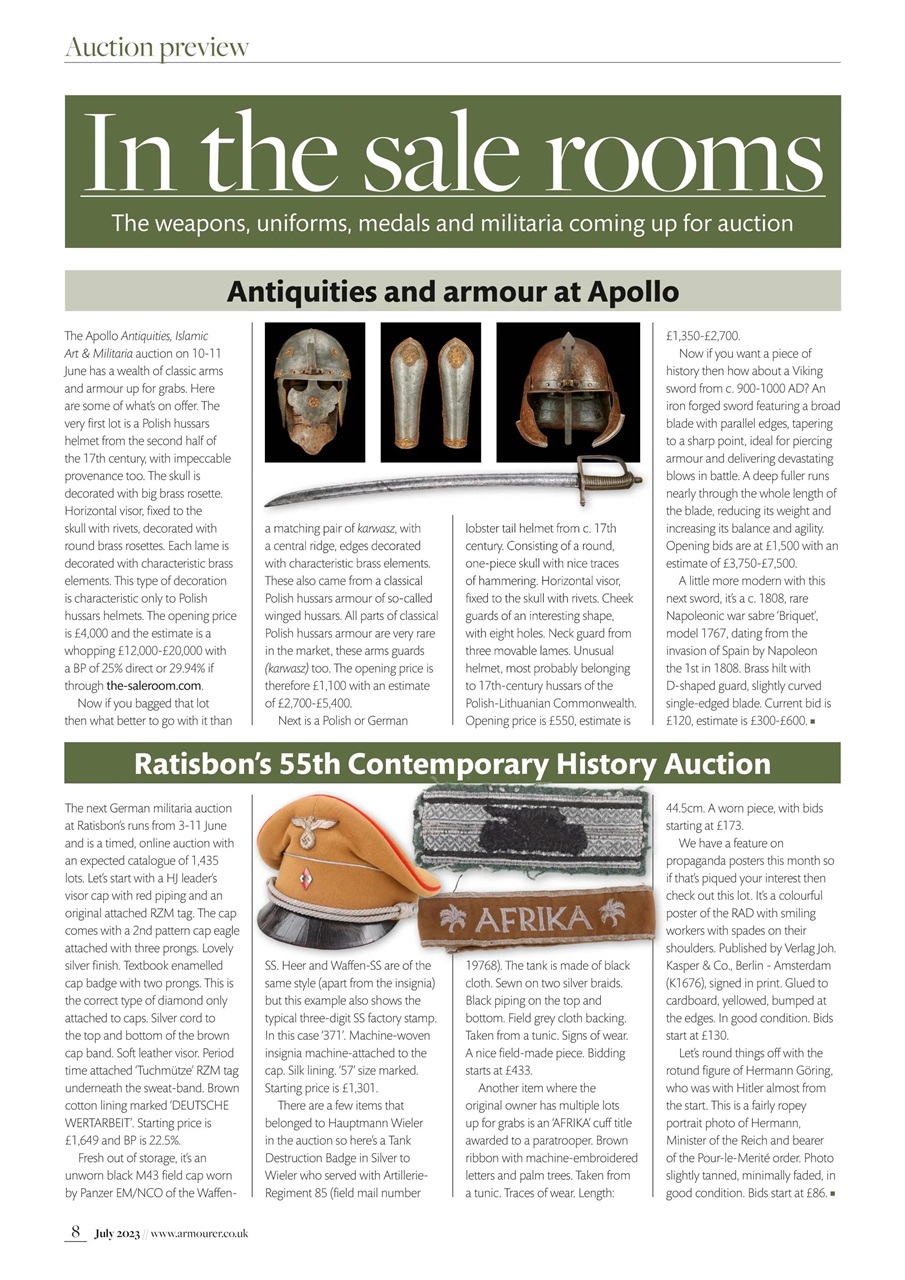 The Armourer Preview Pages