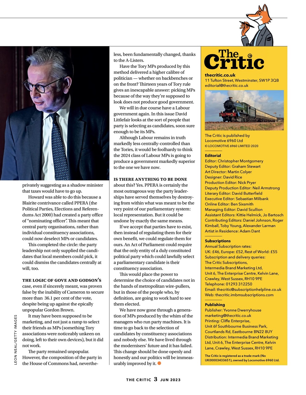 The Critic Preview Pages