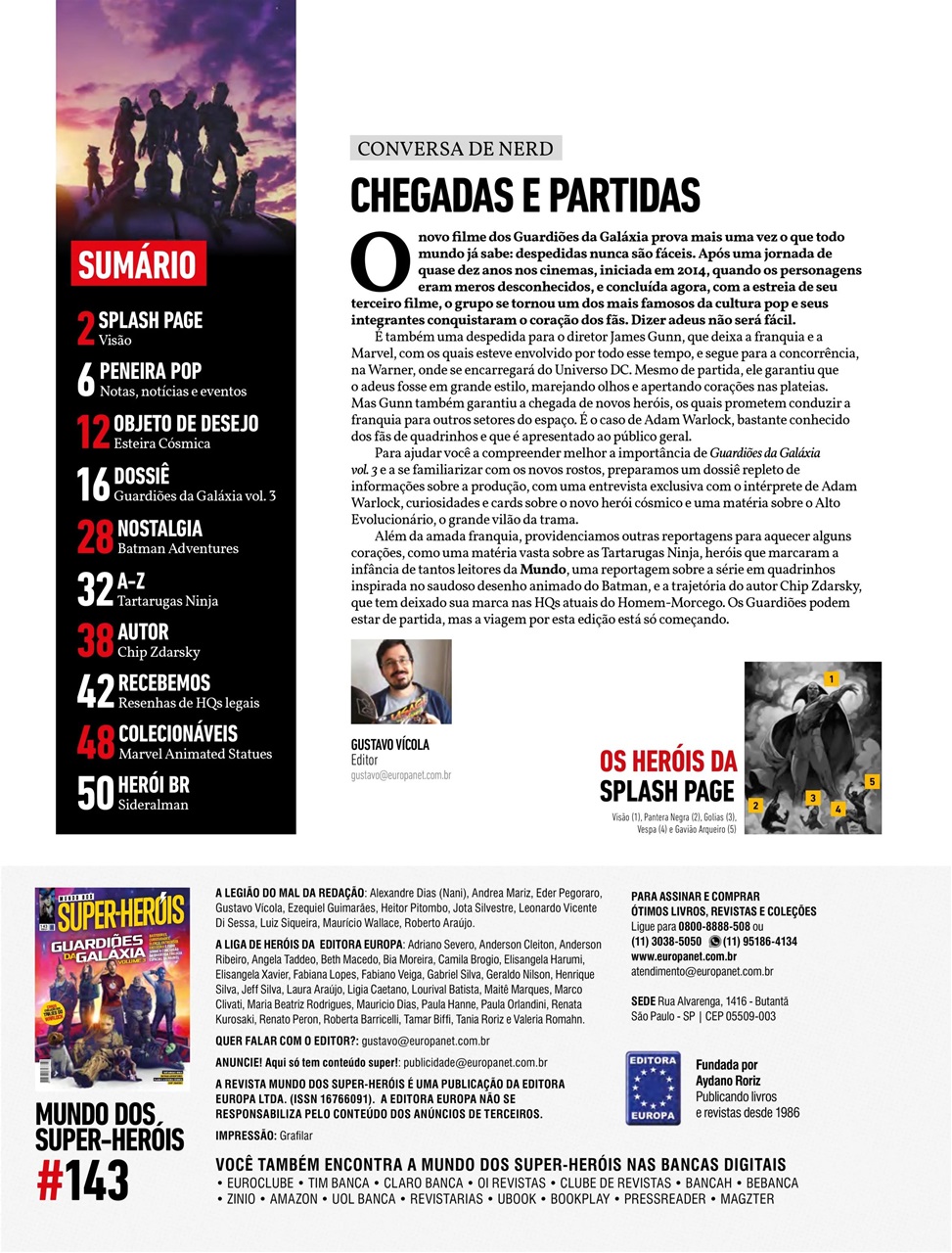 Mundo dos Super-Heróis Preview Pages