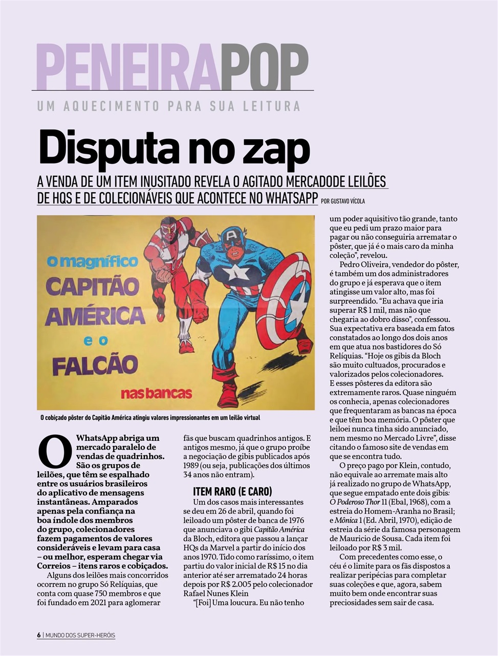 Mundo dos Super-Heróis Preview Pages