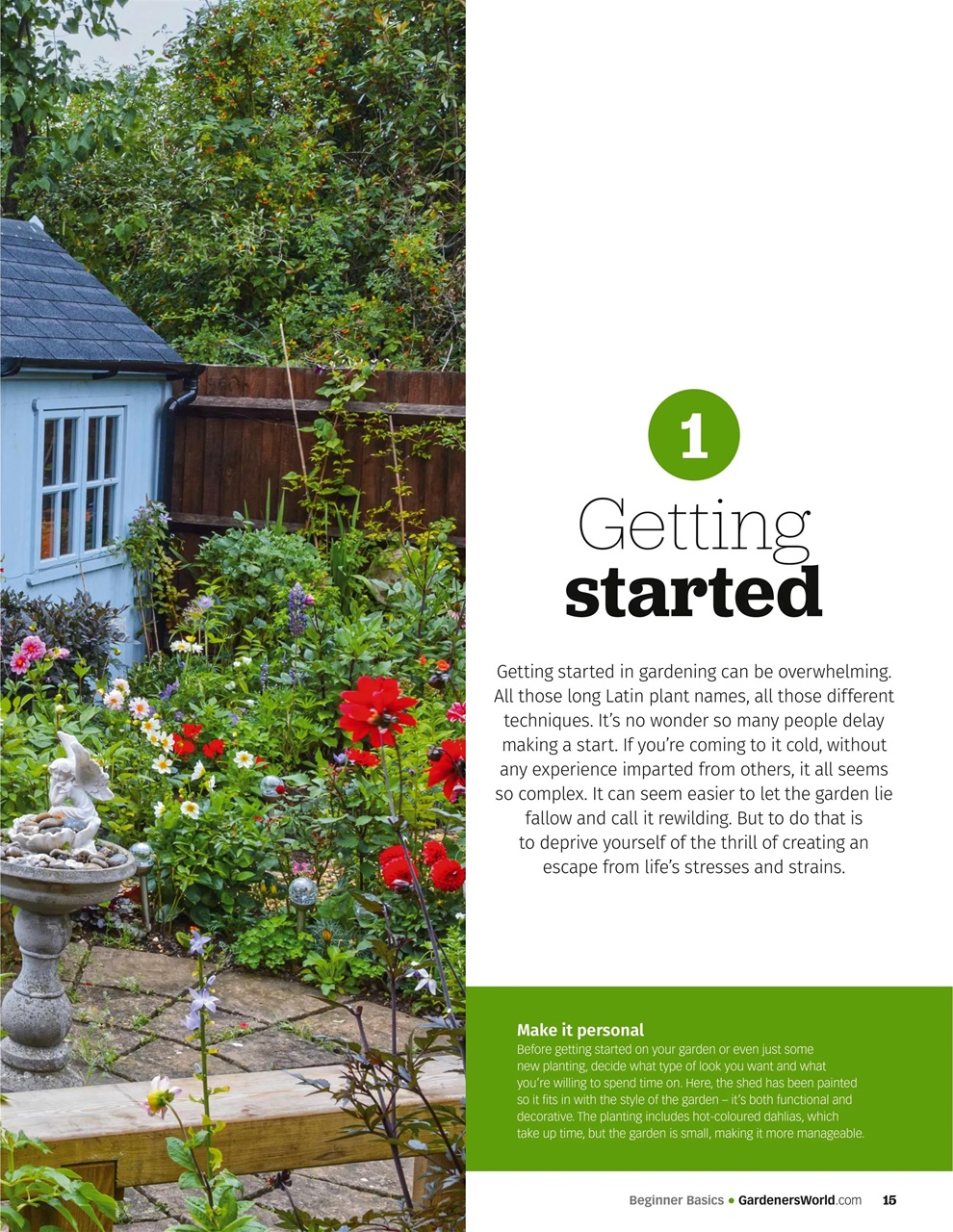 BBC Gardeners’ World Magazine Preview Pages
