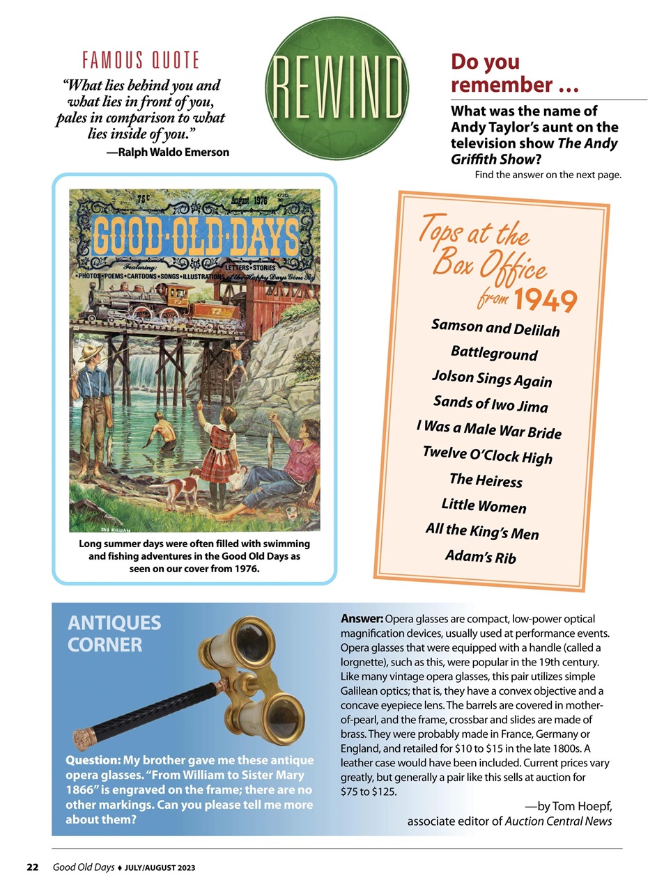 Good Old Days Preview Pages