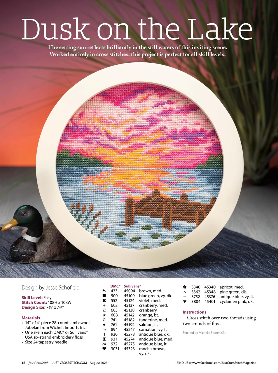 Just CrossStitch Preview Pages