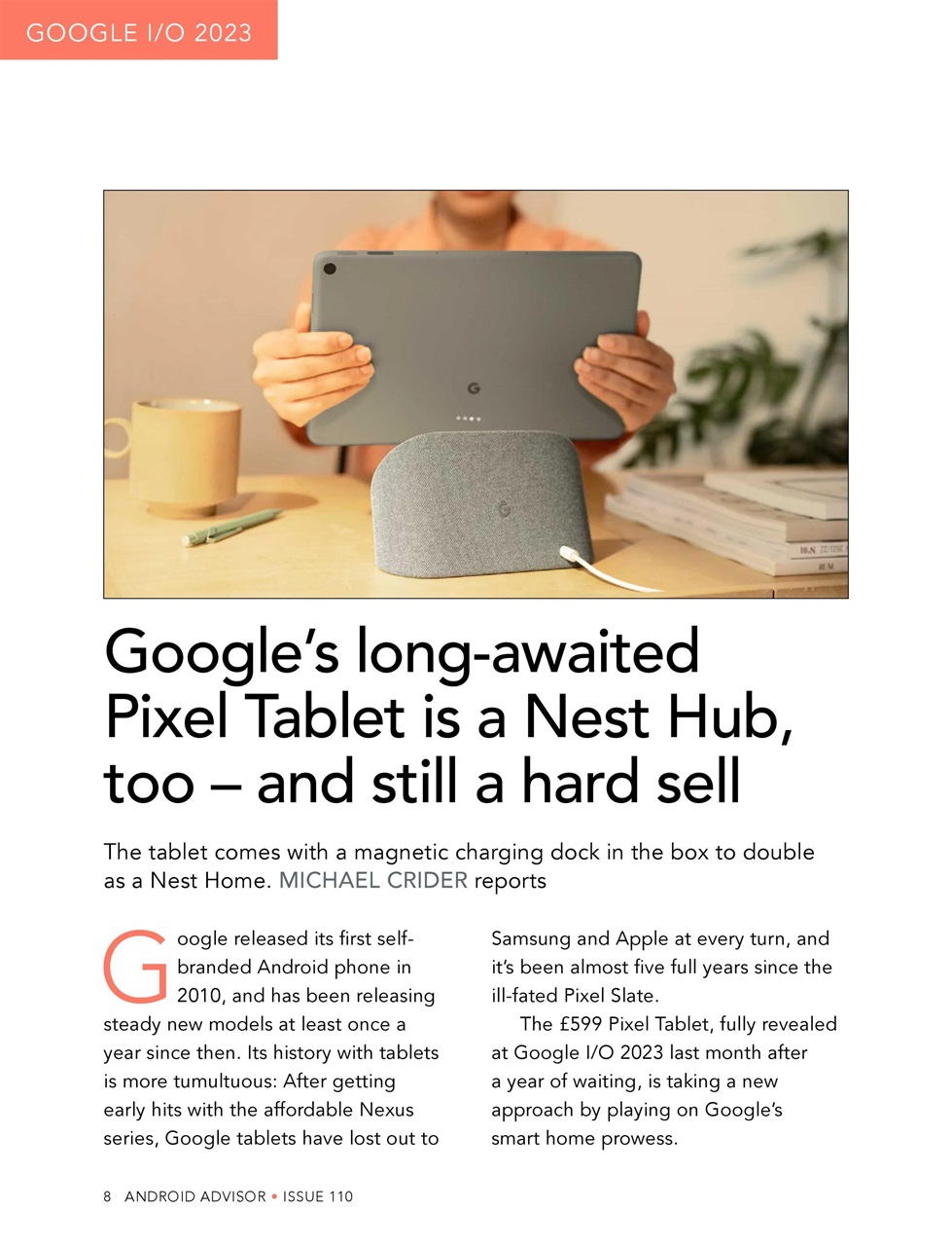Android Advisor Preview Pages
