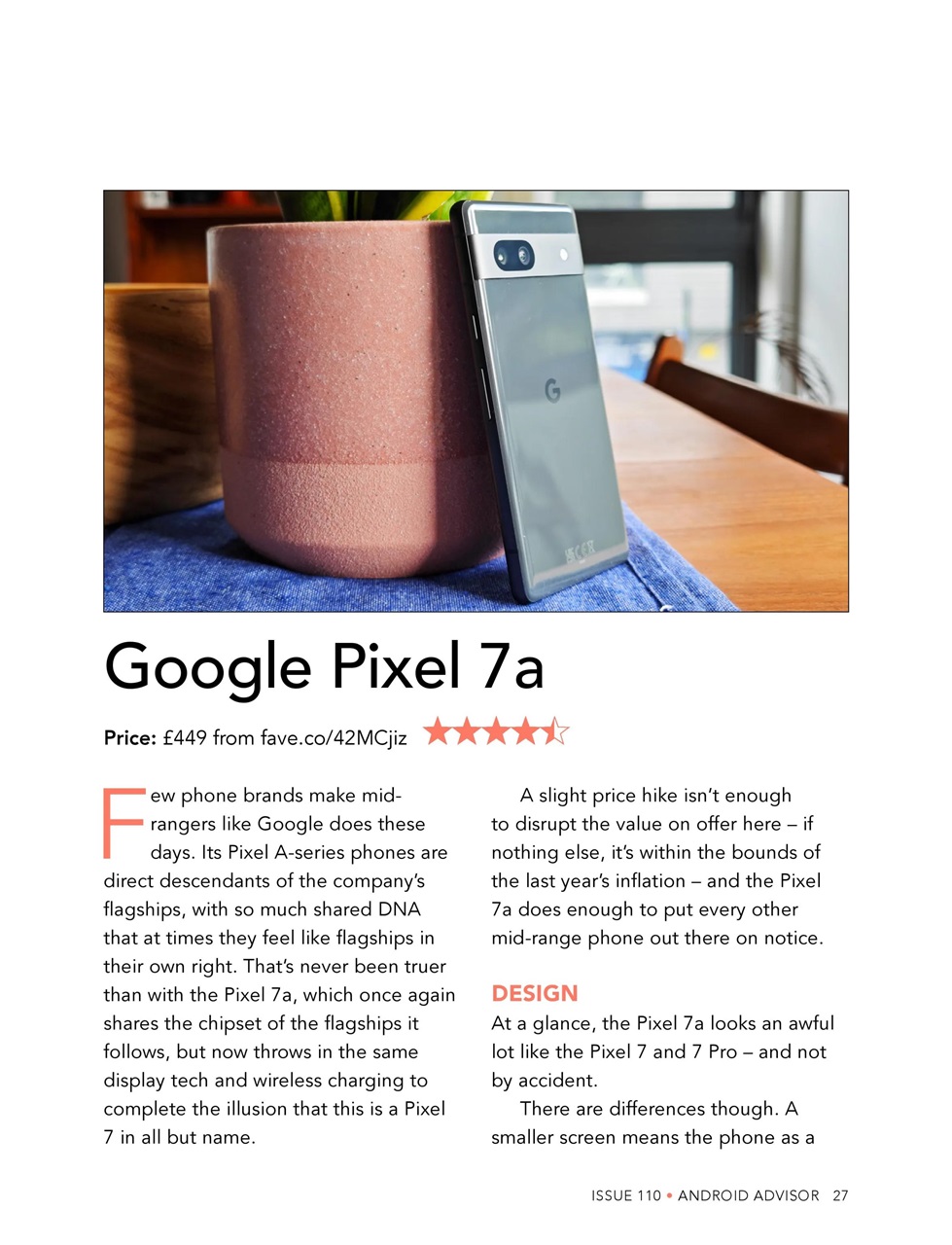 Android Advisor Preview Pages