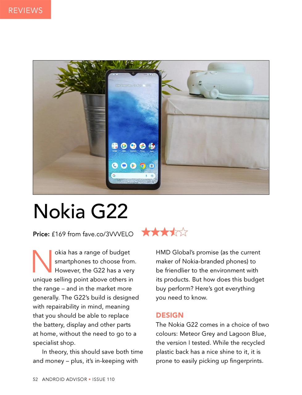 Android Advisor Preview Pages