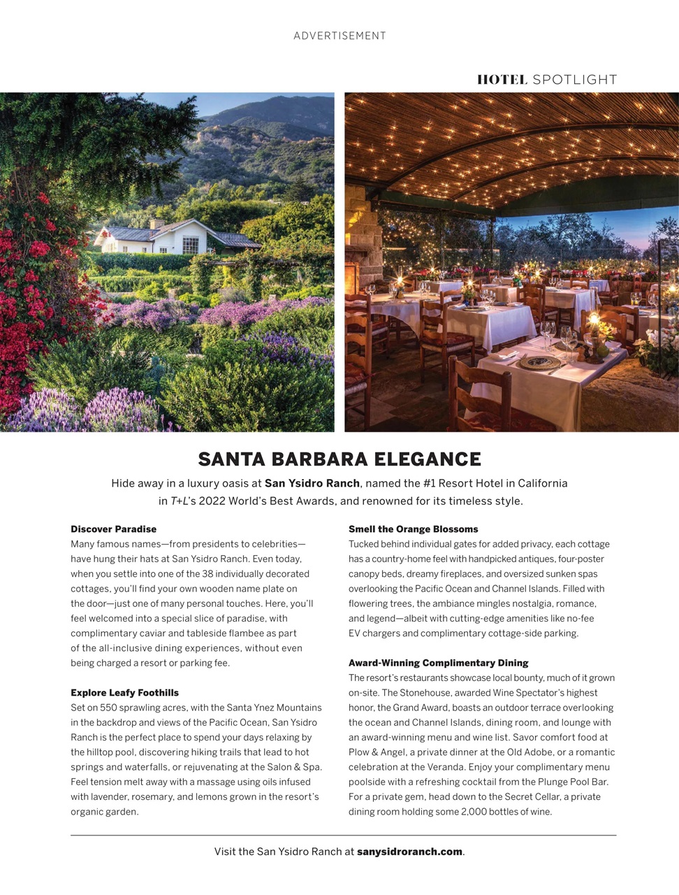 Travel + Leisure Preview Pages