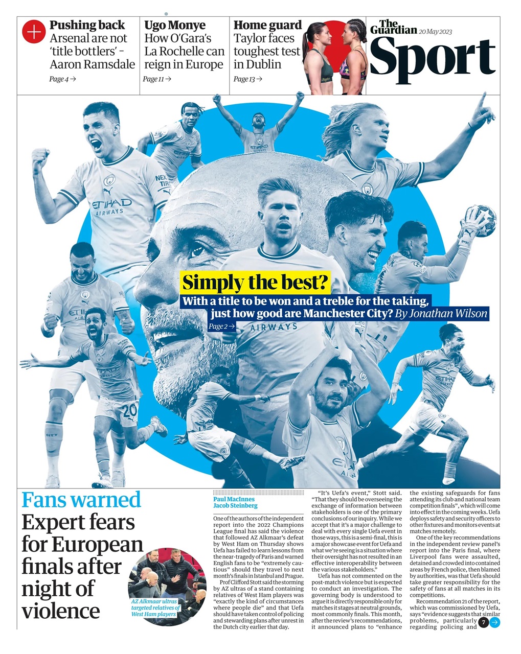 The Guardian Newspaper Preview Pages