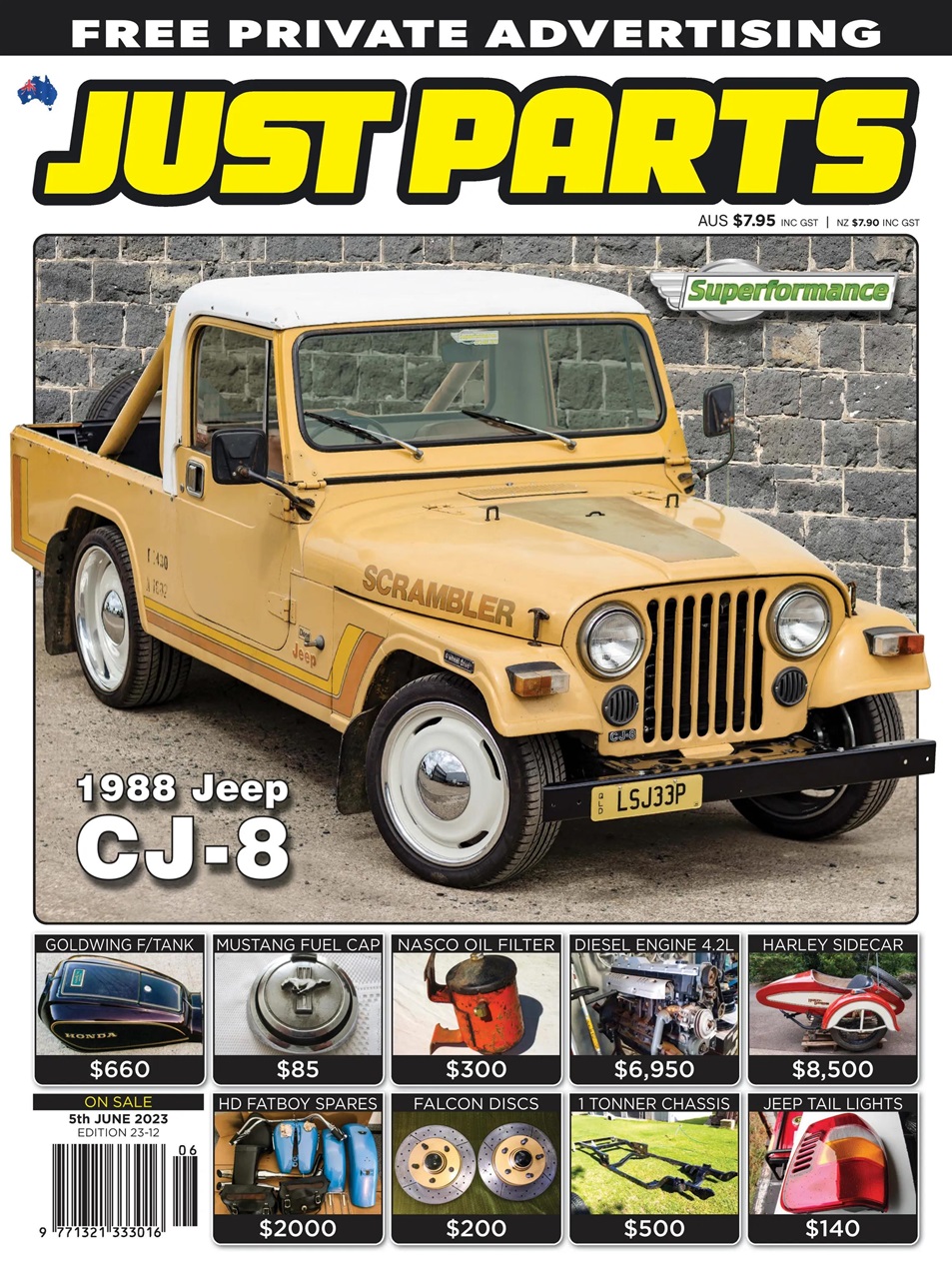 JUST PARTS Preview Pages