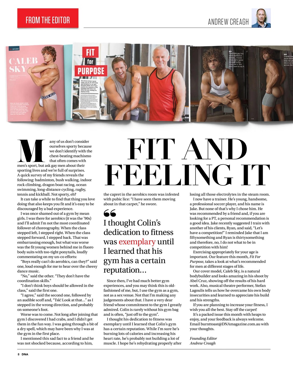 DNA Magazine Preview Pages