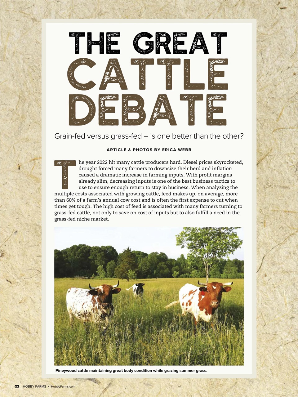 Hobby Farms Magazine Preview Pages