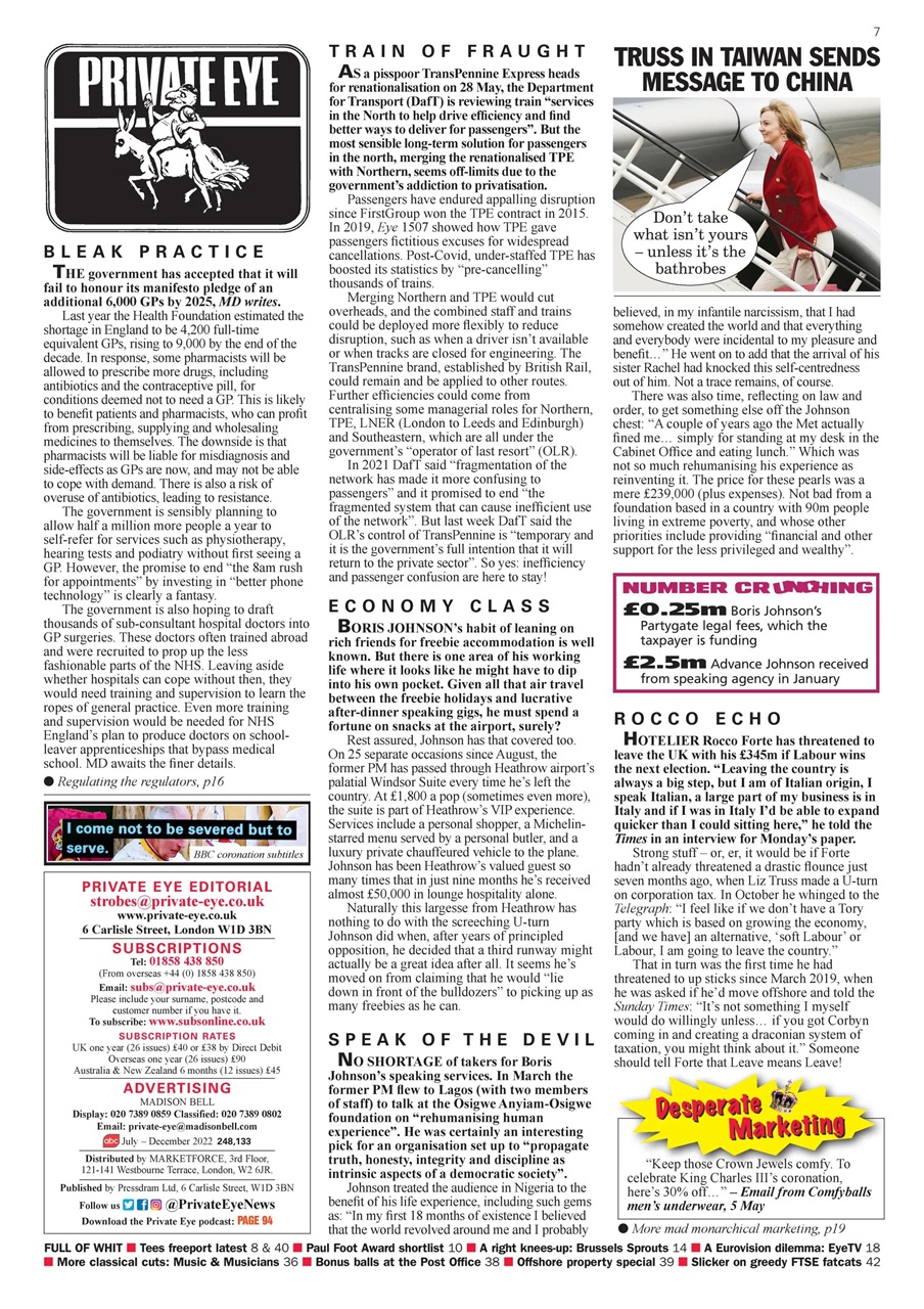 Private Eye Preview Pages