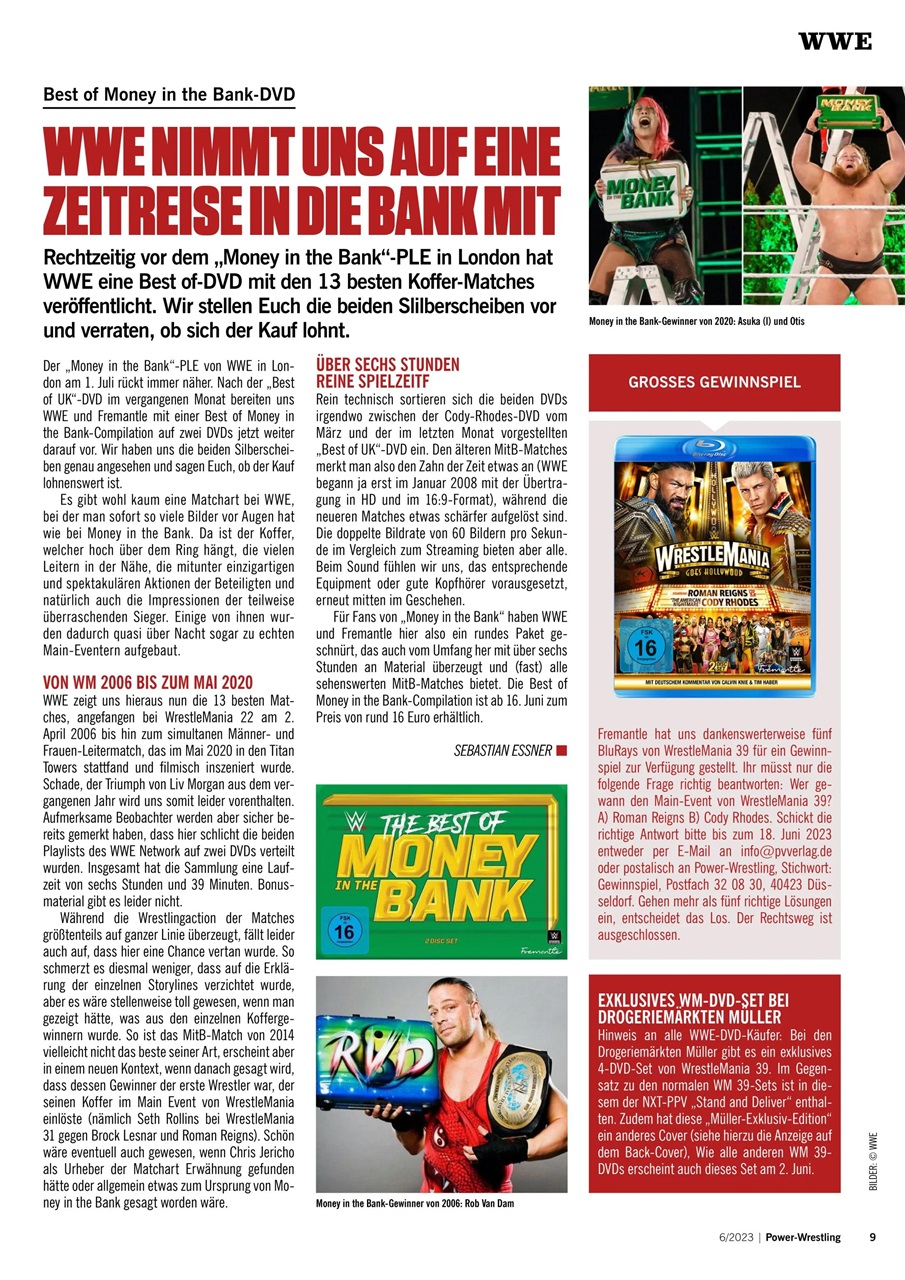 Power-Wrestling Preview Pages