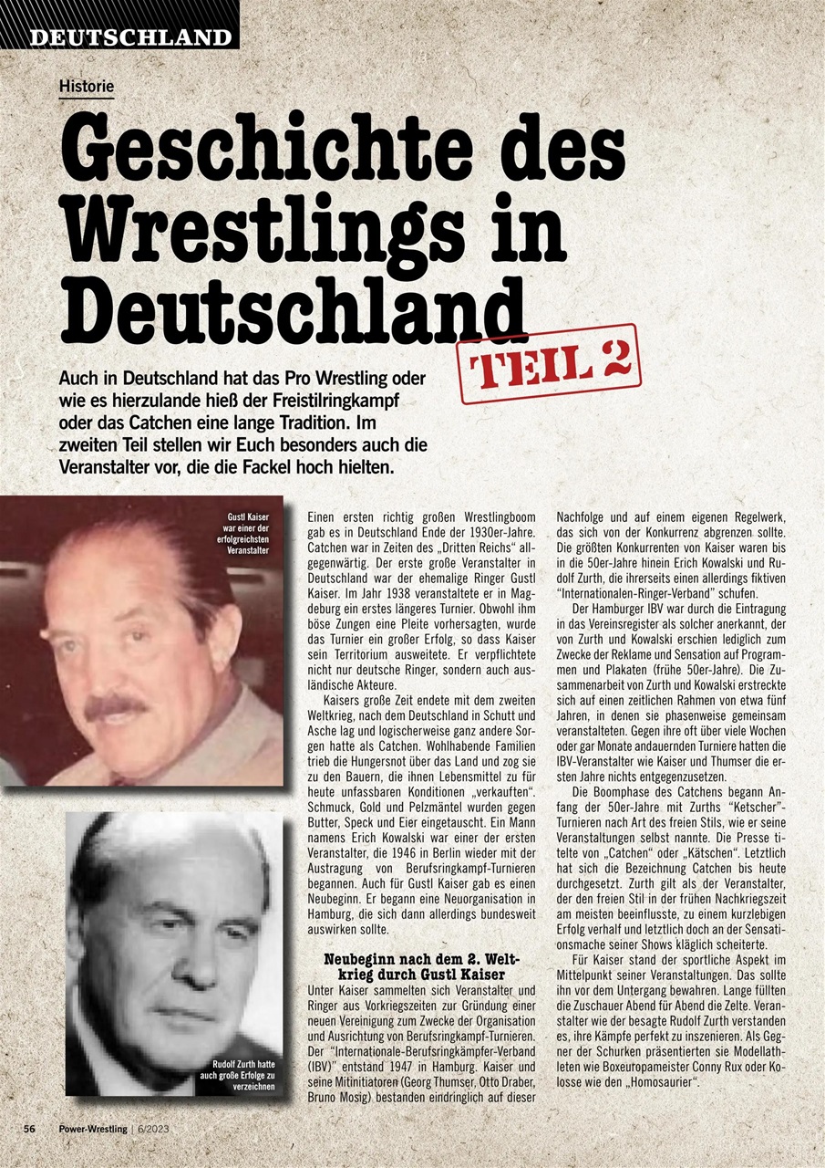 Power-Wrestling Preview Pages