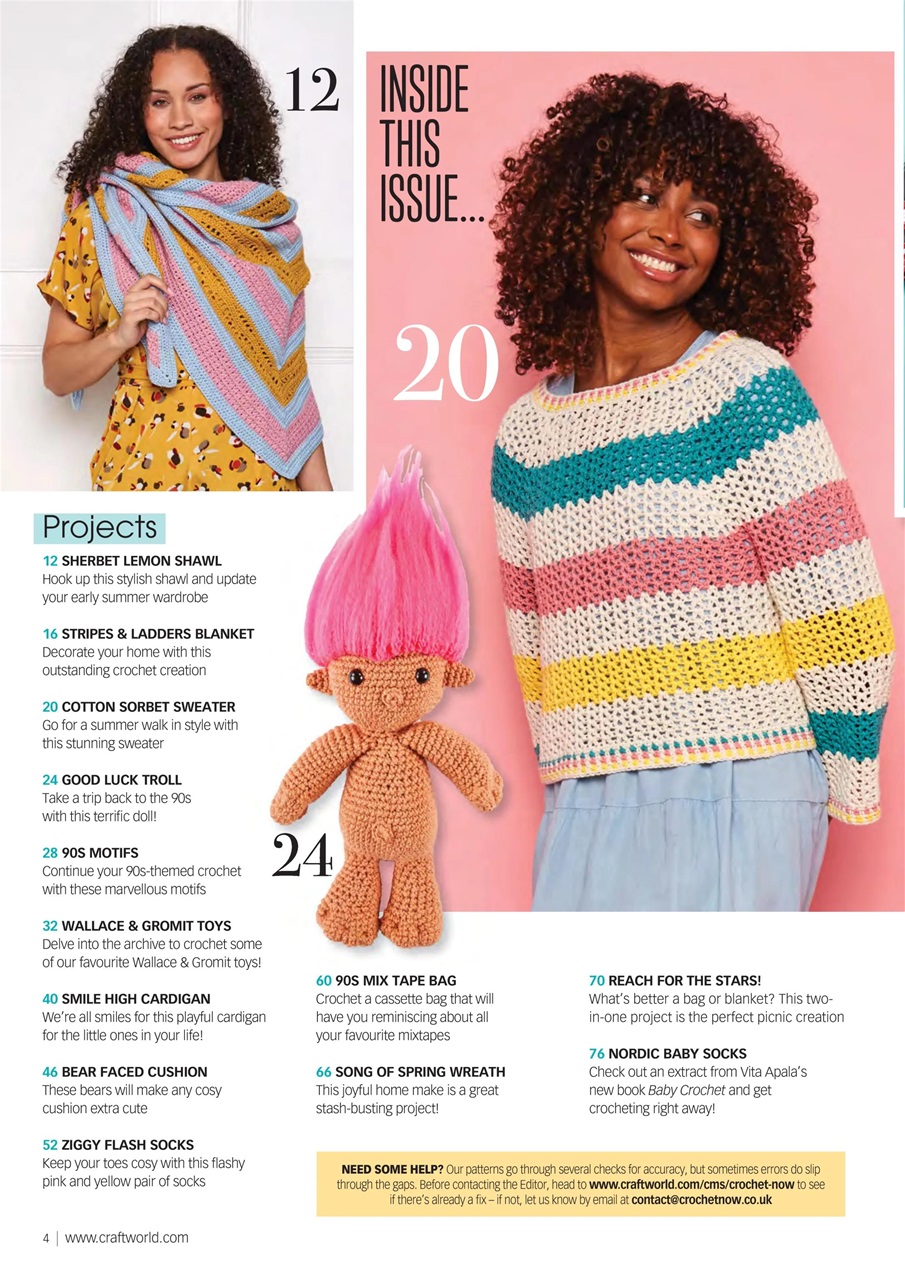 Crochet Now Magazine Preview Pages