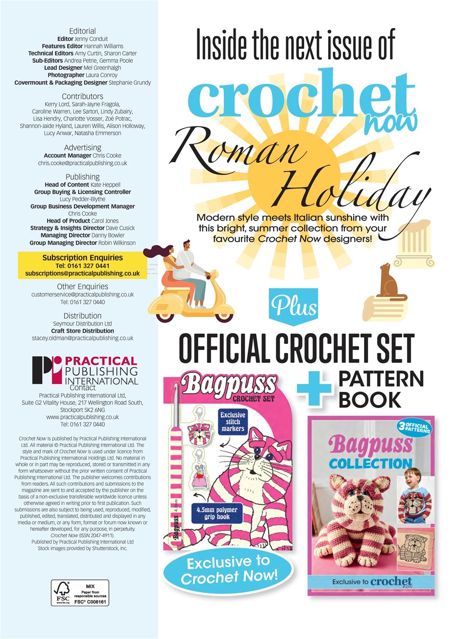 Crochet Now Magazine Preview Pages