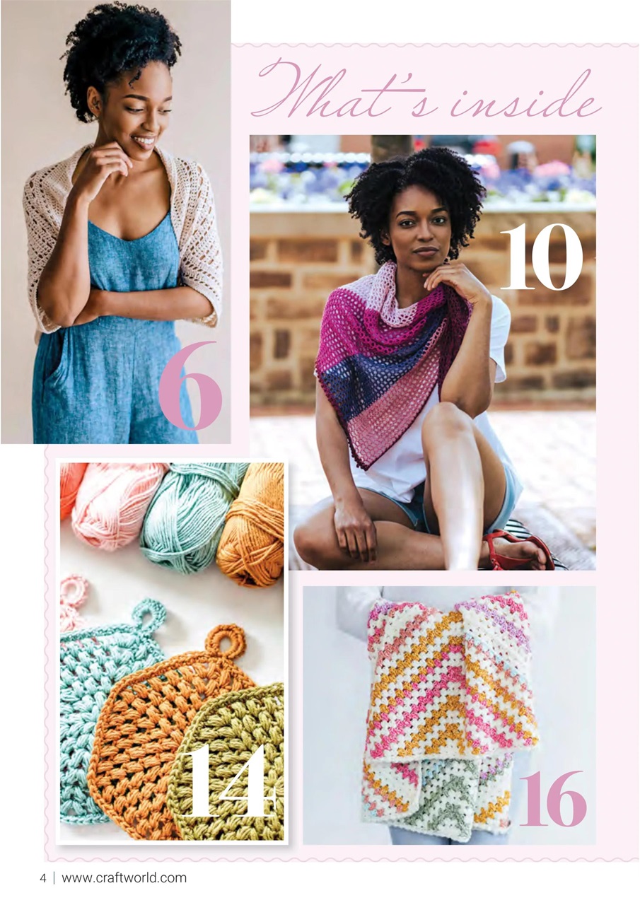 Crochet Now Magazine Preview Pages
