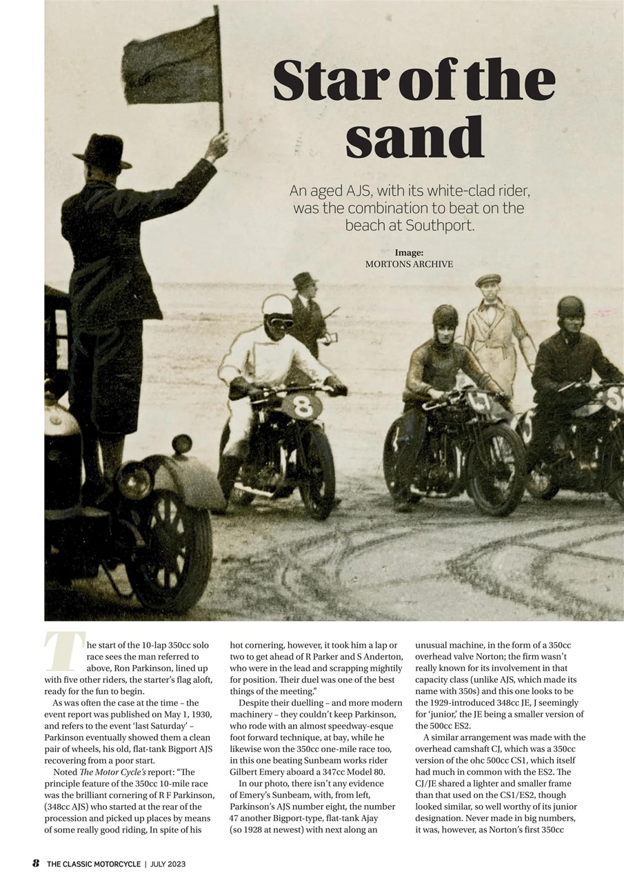 The Classic MotorCycle Preview Pages