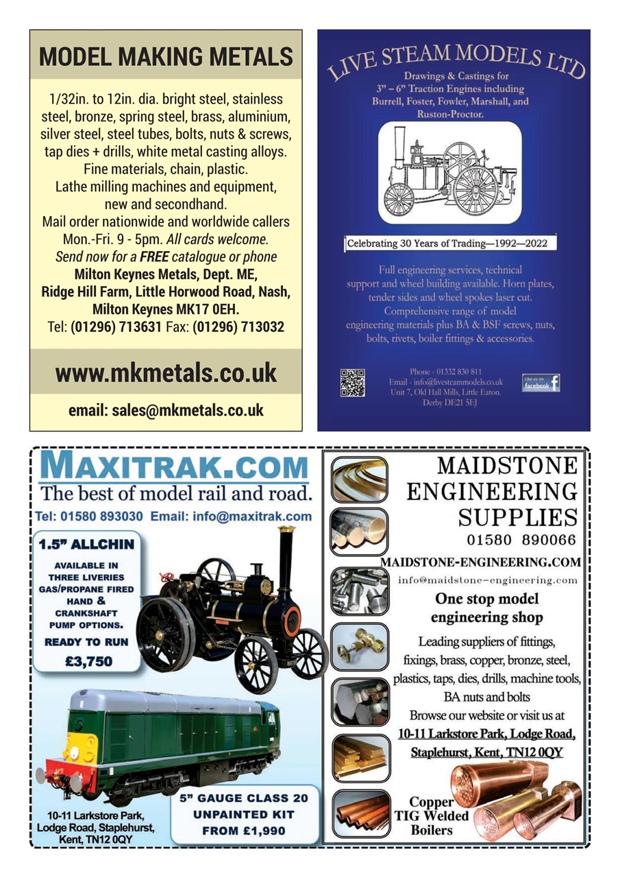 Model Engineer Preview Pages