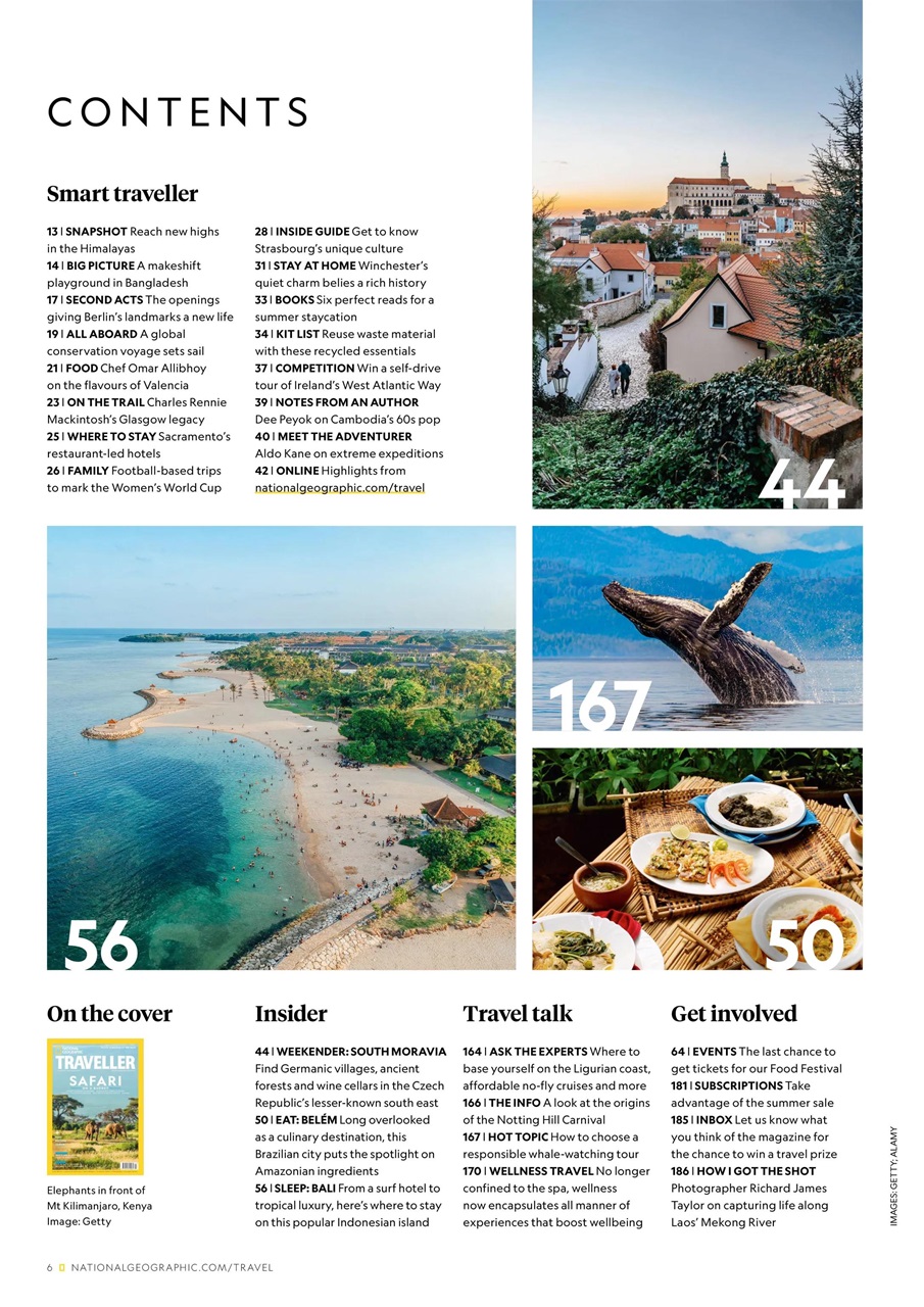 National Geographic Traveller UK Preview Pages