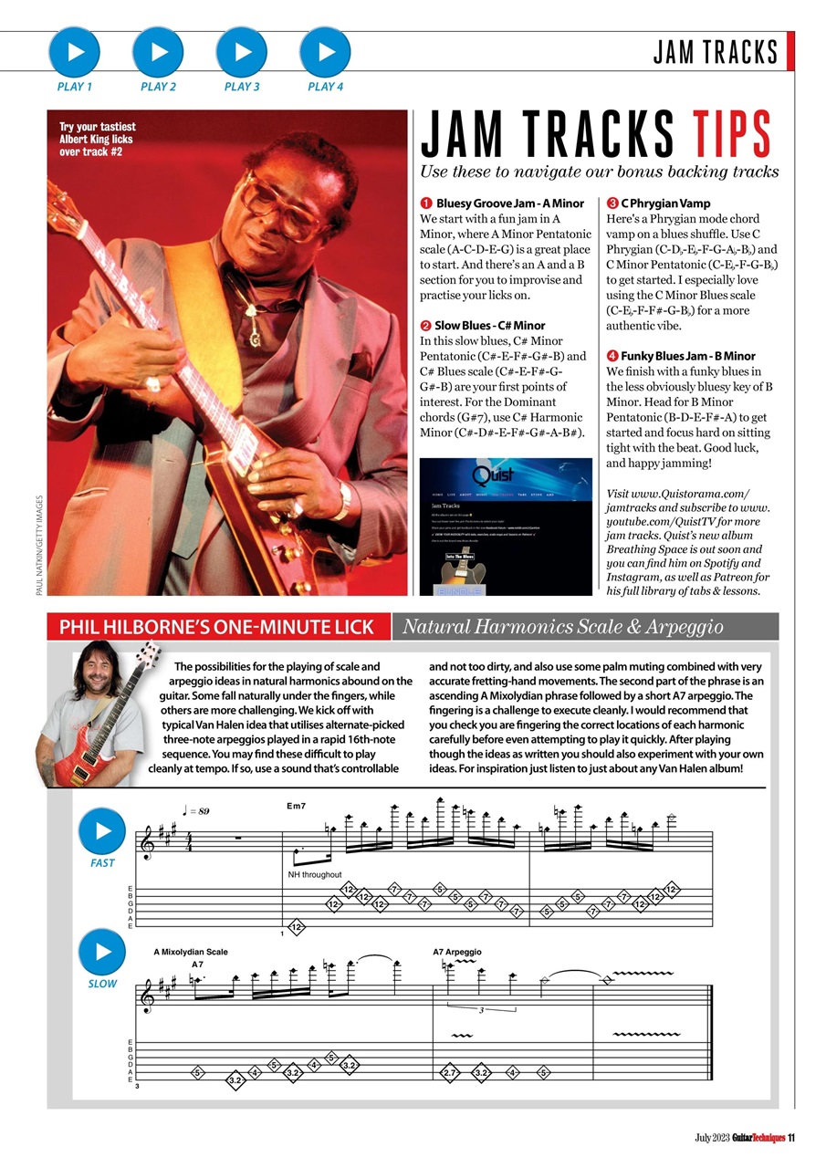 Guitar Techniques Preview Pages