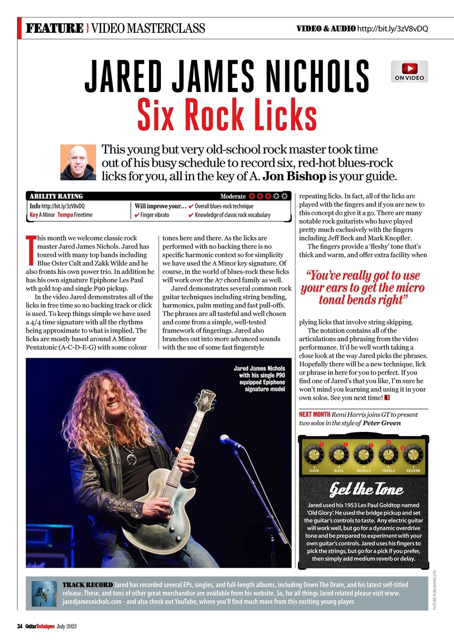 Guitar Techniques Preview Pages