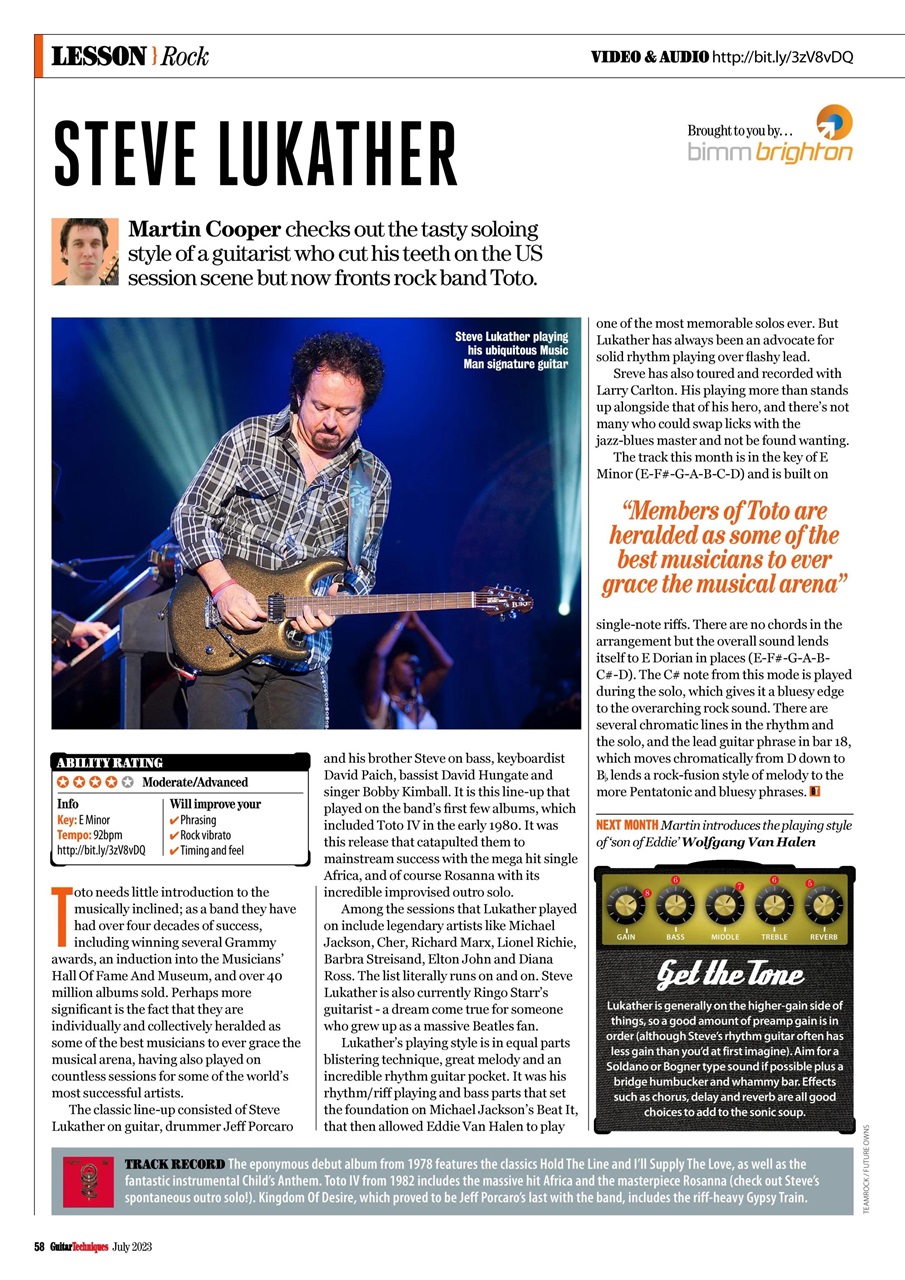 Guitar Techniques Preview Pages