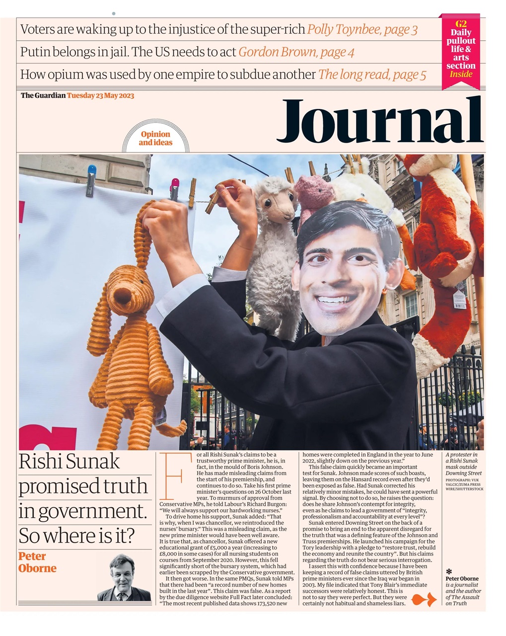 The Guardian Newspaper Preview Pages
