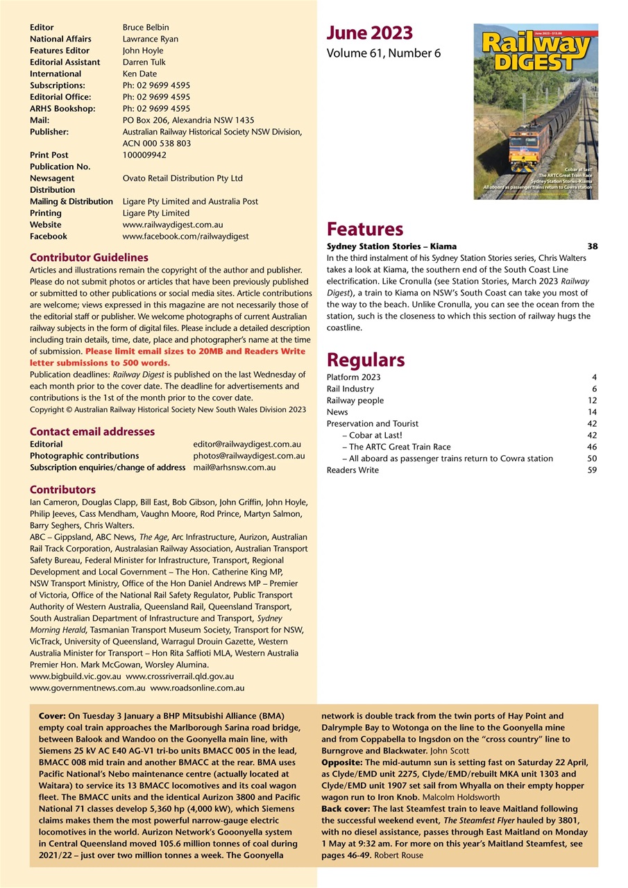 Railway Digest Preview Pages