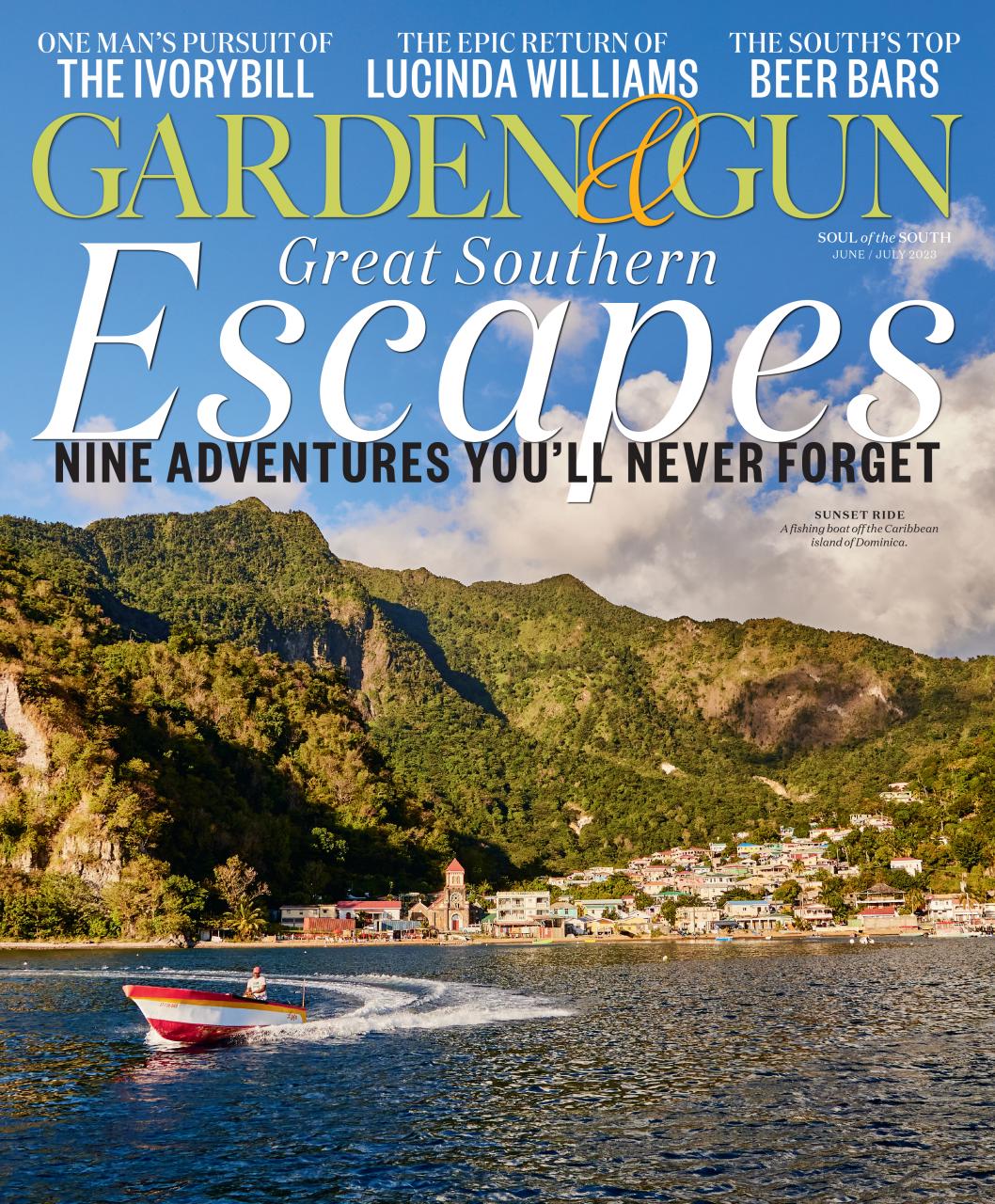 Garden and Gun Magazine Preview Pages