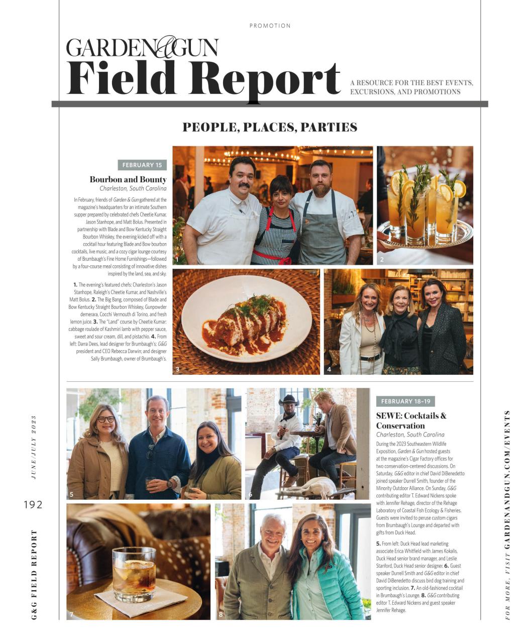 Garden and Gun Magazine Preview Pages
