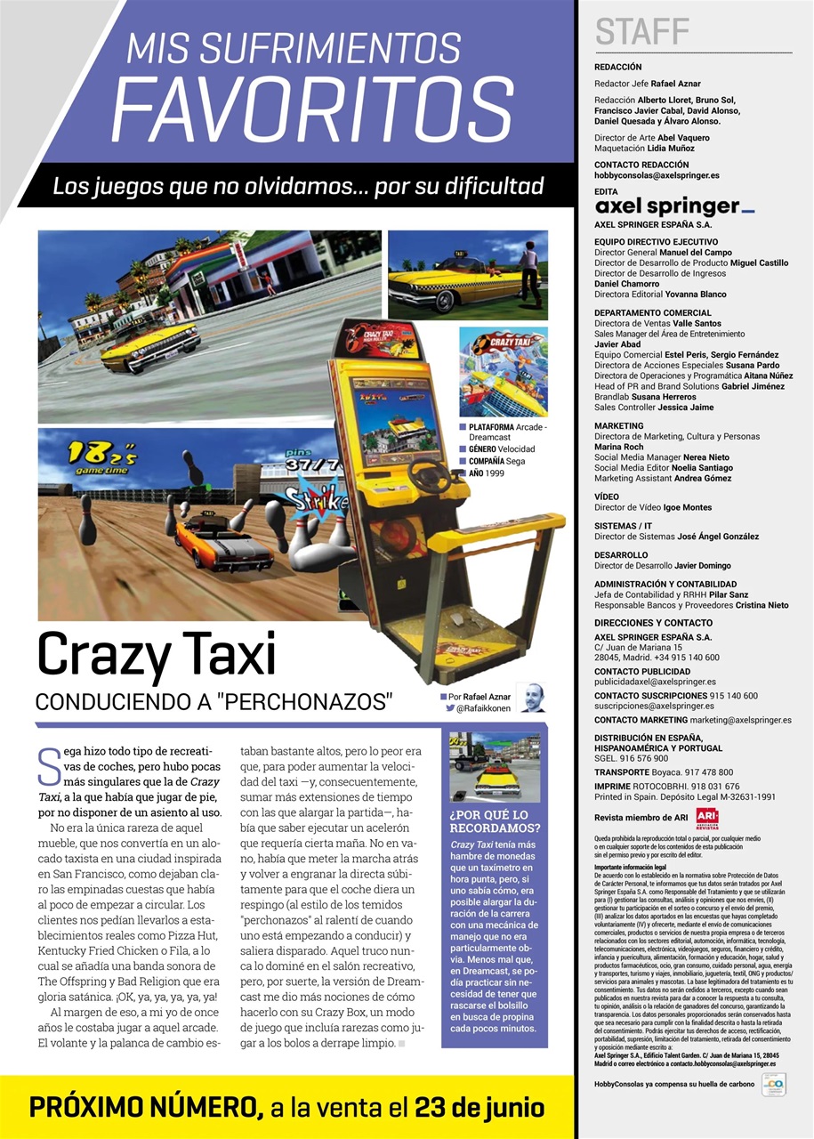 Hobby Consolas Preview Pages