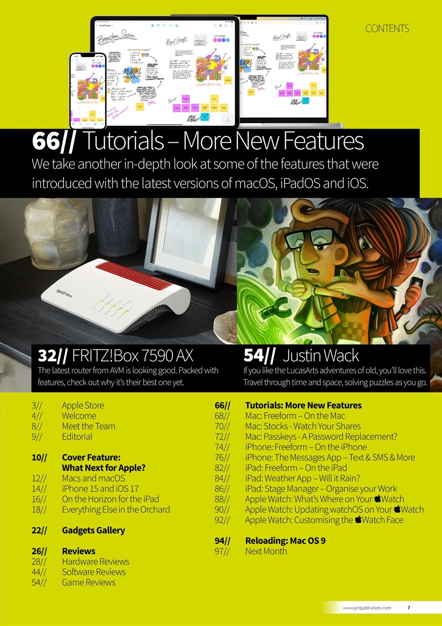 Essential Apple User Preview Pages