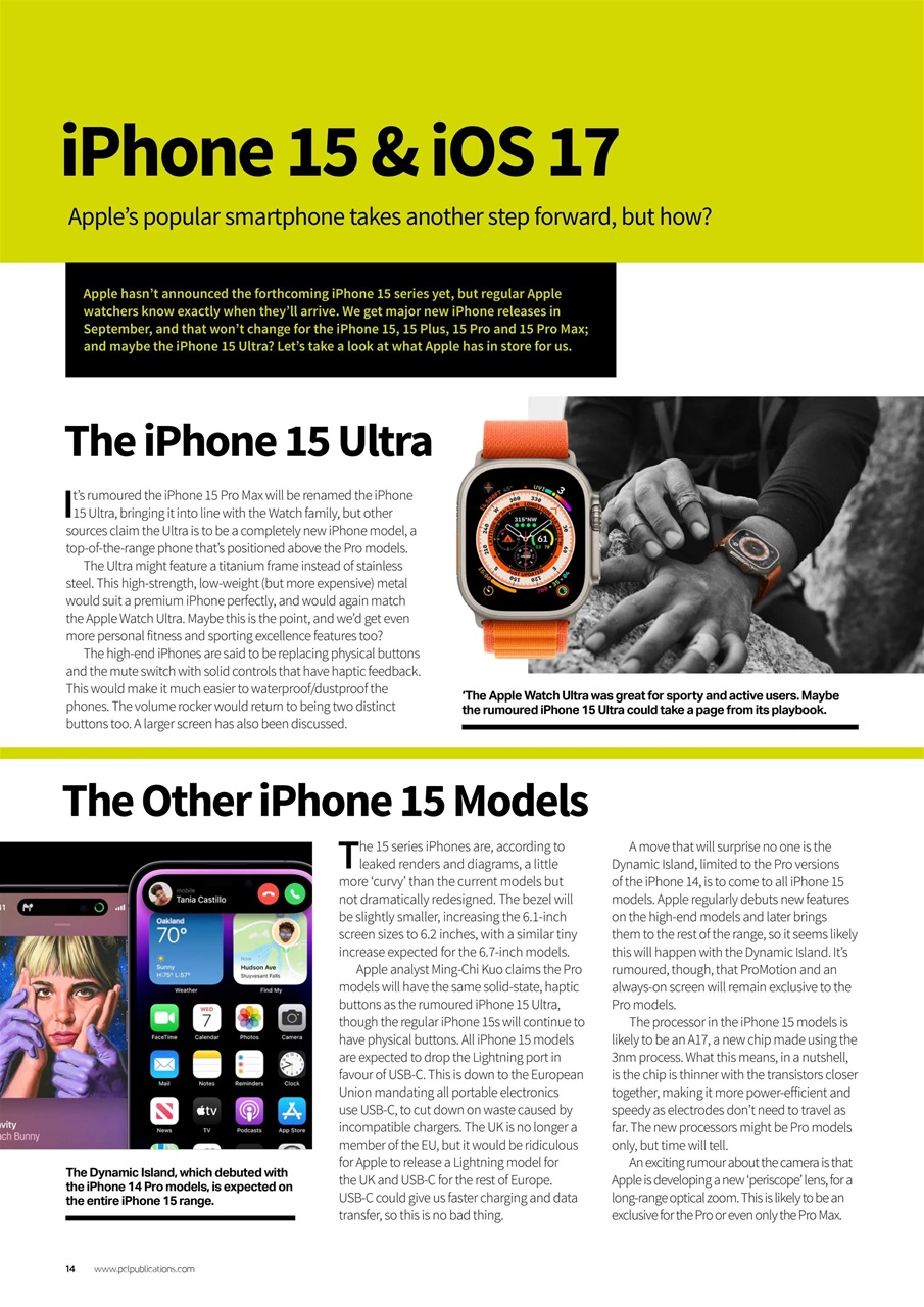 Essential Apple User Preview Pages