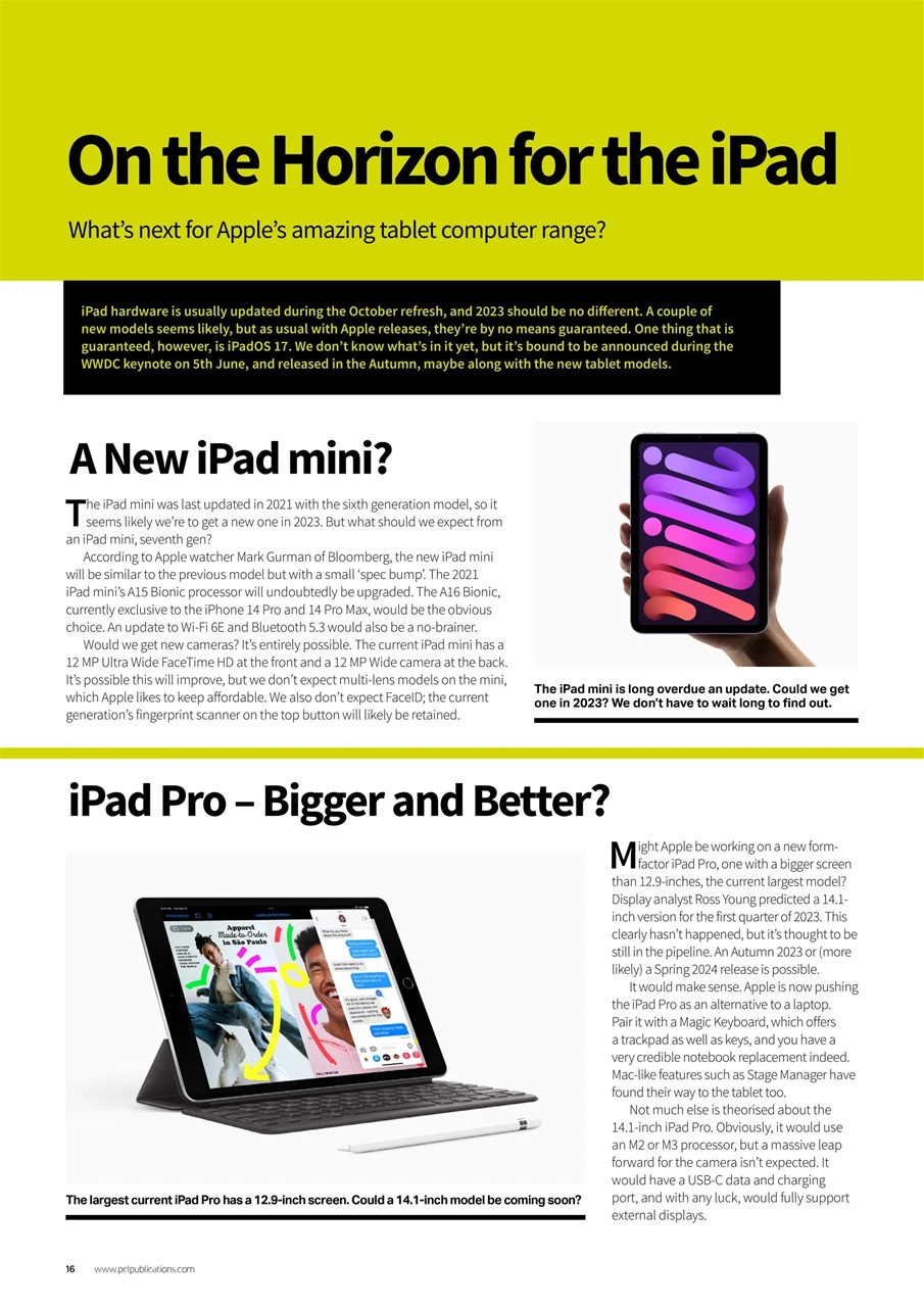 Essential Apple User Preview Pages