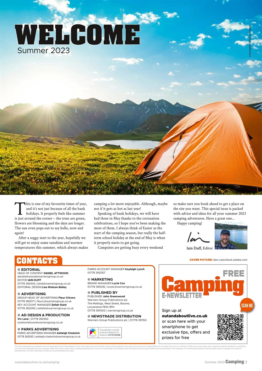 Camping Preview Pages