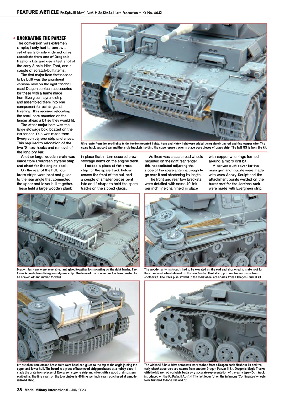 Military Modelling International Magazine Preview Pages
