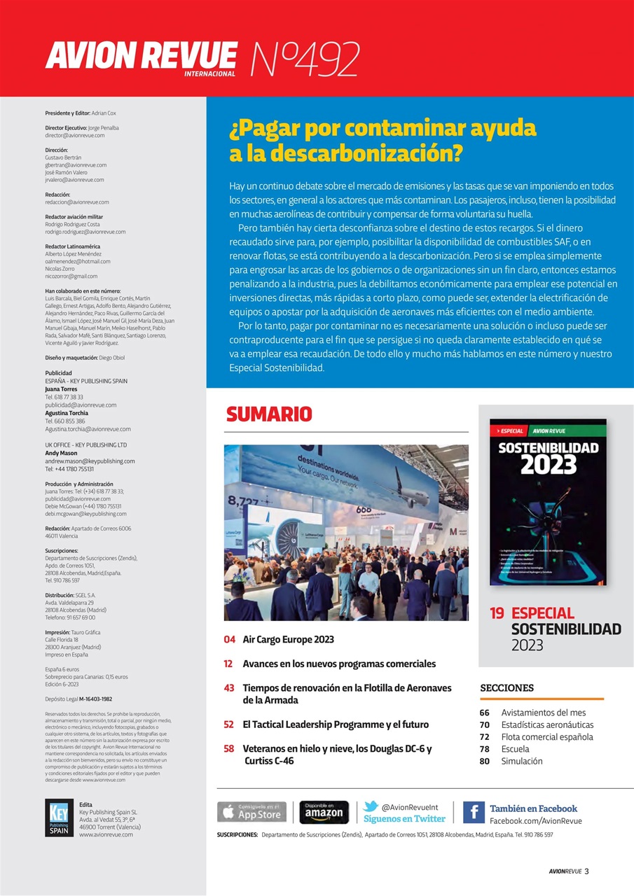 Avion Revue Internacional Preview Pages